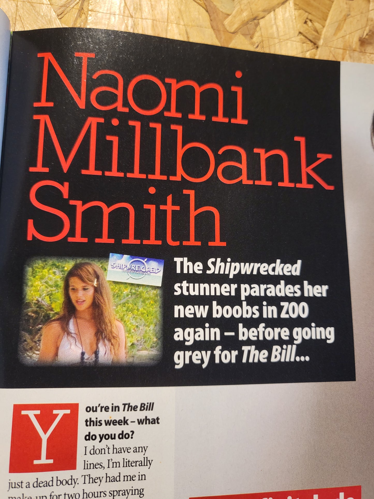 ZOO Magazine 3-9 August 2007 (1043) Gemma Merna Naomi Millbank-Smith