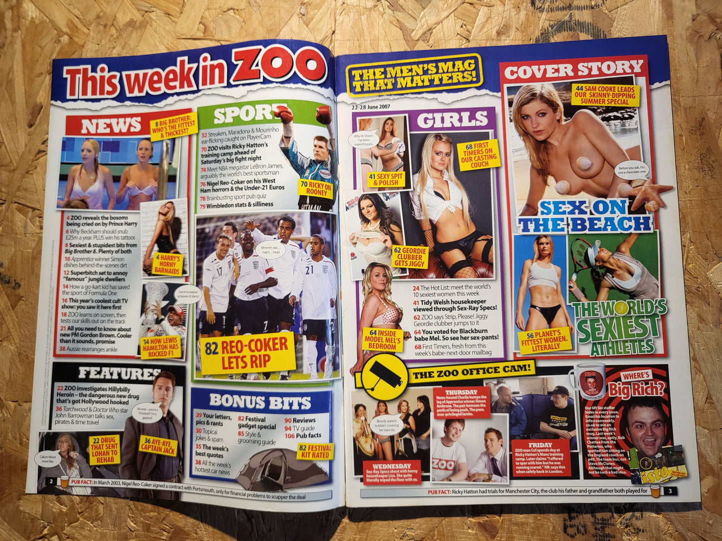 ZOO Magazine 22-28 June 2007 (1043) Sam Cooke Danielle Michelle Lindsay Amii