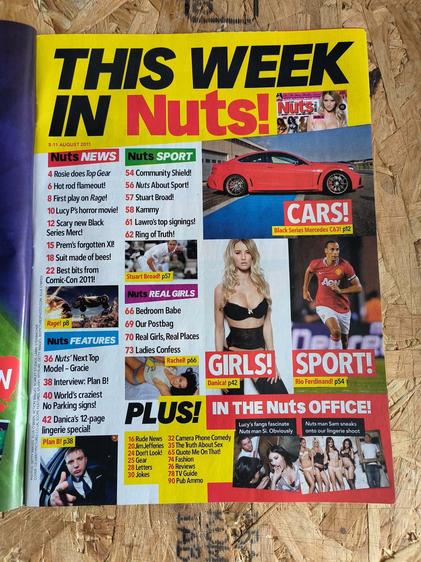 NUTS 5-11 August 2011 (1044) Danica Thrall Kelly Brook Megan Fox Beyonce