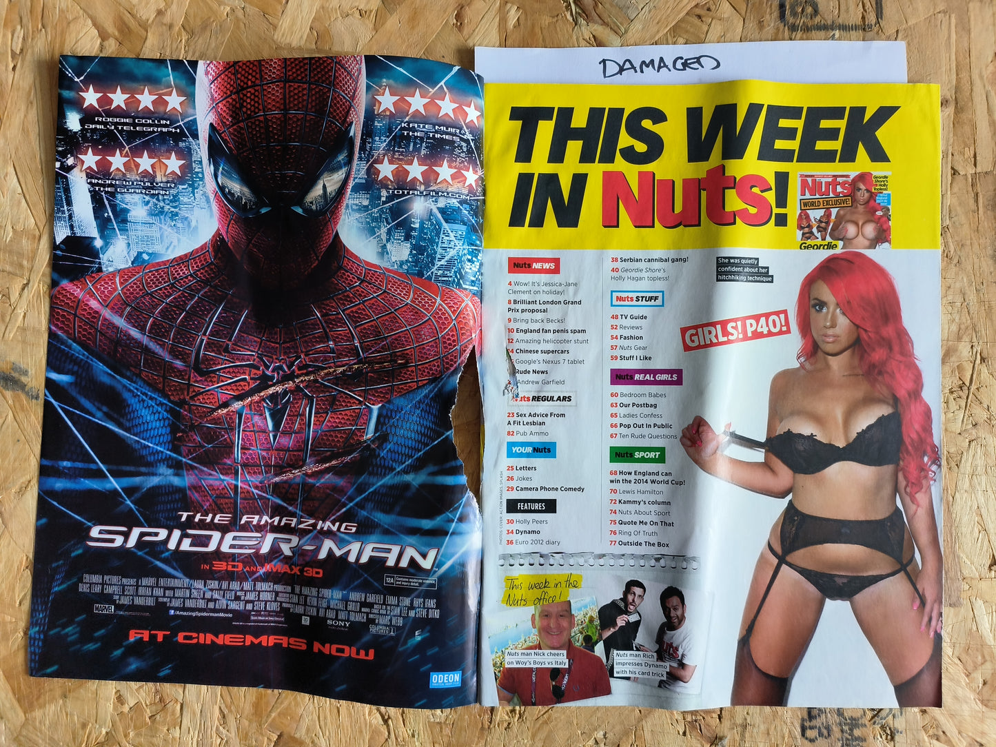 NUTS 6-12 July 2012 DAMAGED (1044) POSTER Holly Hagan Holly Peers