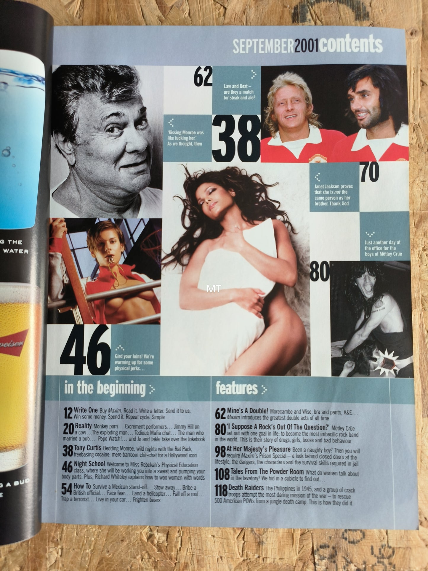 Maxim Magazine September 2001 (1045) Helena Bonham Carter Janet Jackson Pamela