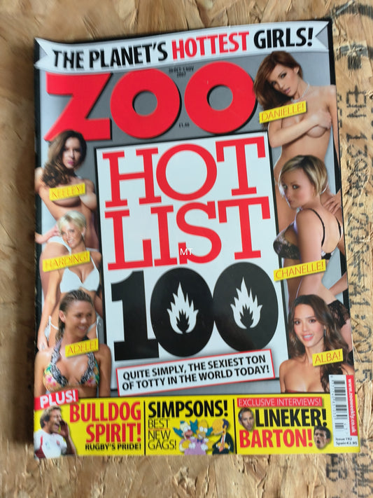 ZOO Magazine 26 October 1 November 2007 (1047) Keeley Harding Alba Emily Scott POSTER