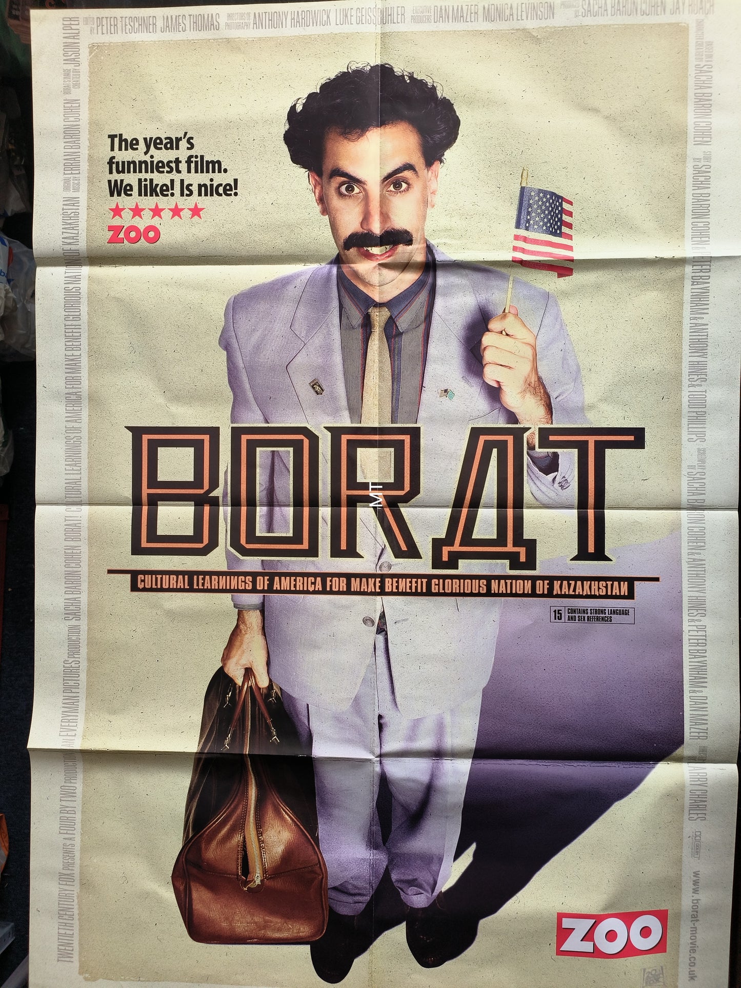 Zoo Magazine LARGE Borat Poster (1048)