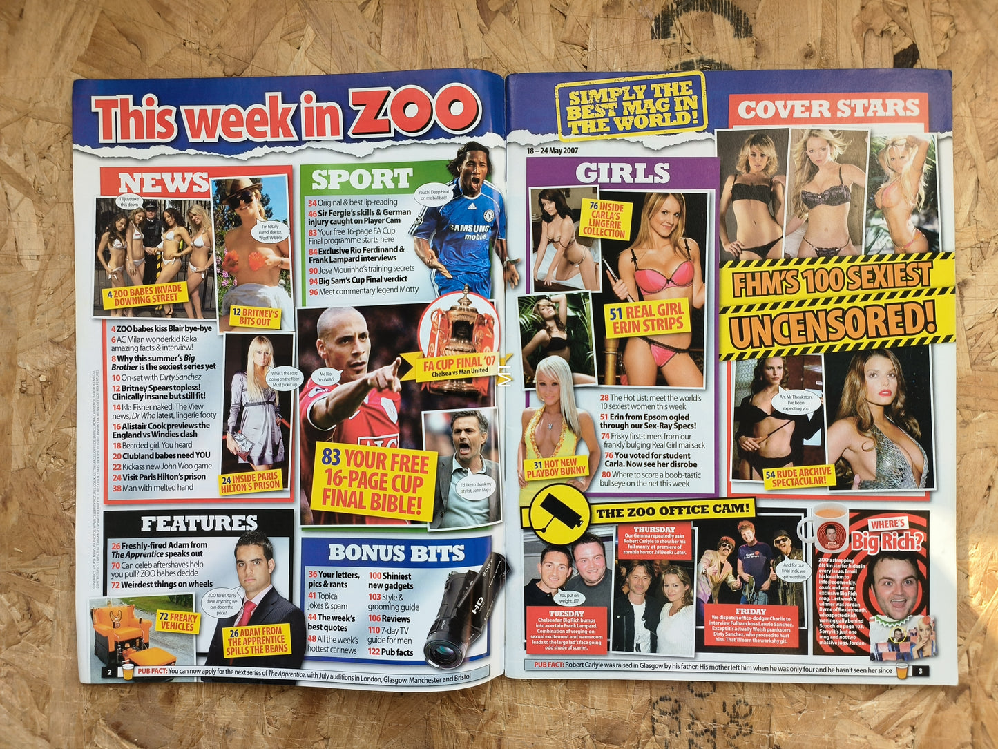 ZOO Magazine 18-24 May 2007 (1049) Keeley Hazell Isla Fisher Paris Hilton