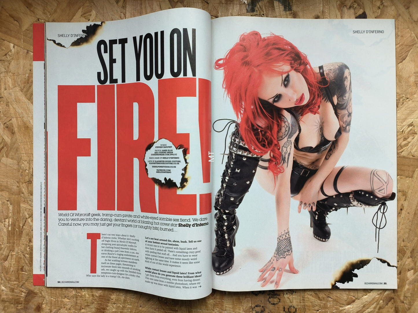 BIZARRE Magazine January 2013 (1050) Shelly D'Inferno Nobuyoshi Araki