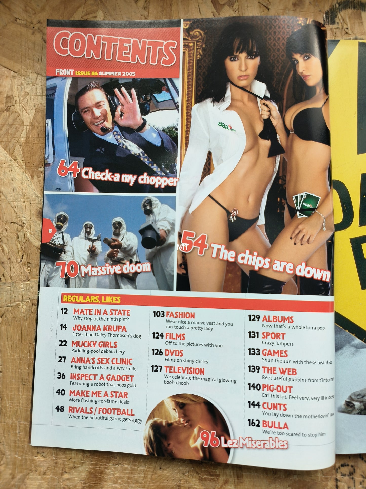 FRONT Magazine Summer 2005 #86 (1051)RARE Anna Taverner Joanna Krupa