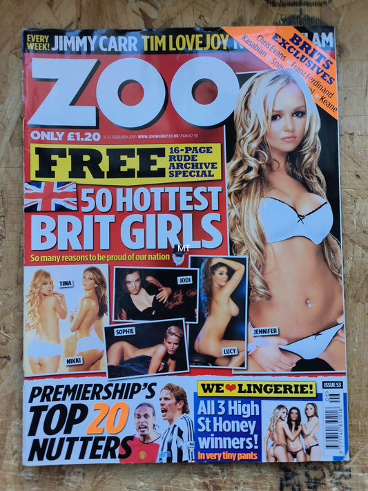 ZOO Magazine 11-17 February 2005 (1052) Jennifer Ellison Lucy Pinder Abi Titmuss