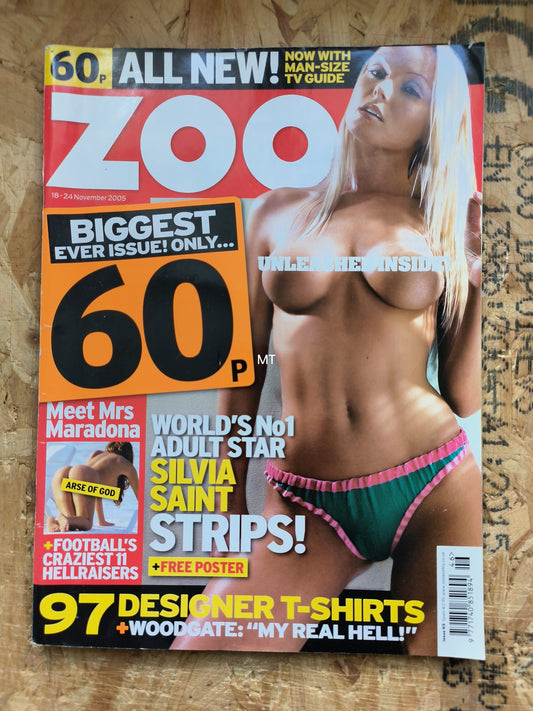 ZOO Magazine 18-24 November 2005 (1053) POSTER Silvia Saint Silvina Luna
