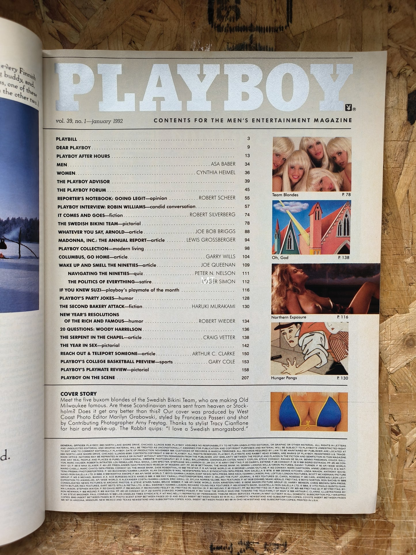 PLAYBOY Magazine January 1992 (1054) SUZI SIMPSON