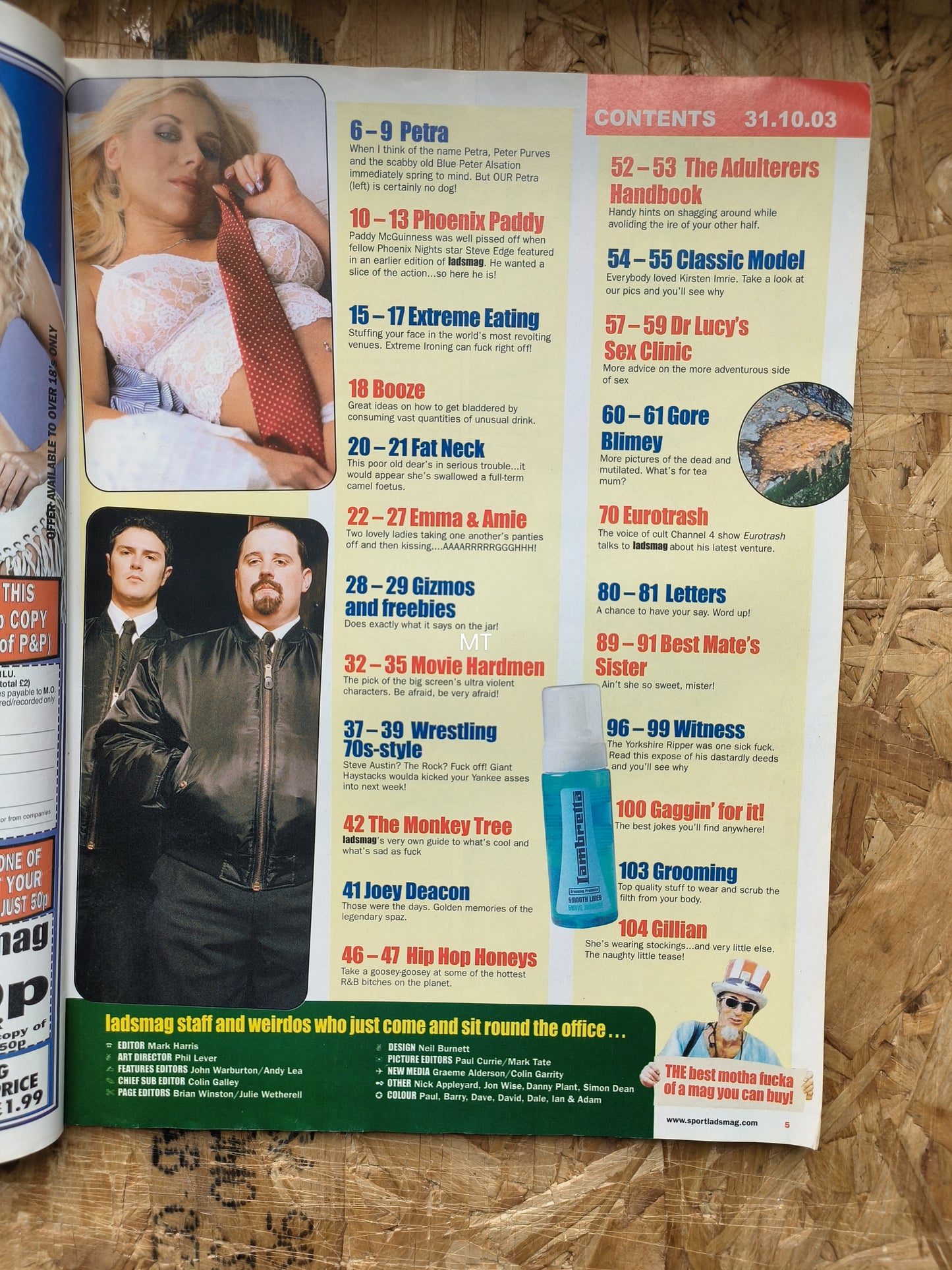 Ladsmags Magazine 31 October 2003 RARE (1055) Nell McAndrew