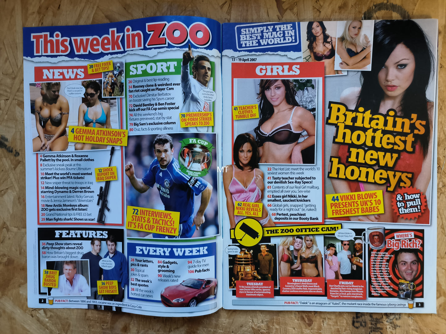 ZOO Magazine 13-19 April 2007 (1058) Nena Ristic POSTER Jennifer Rebecca Tysnes