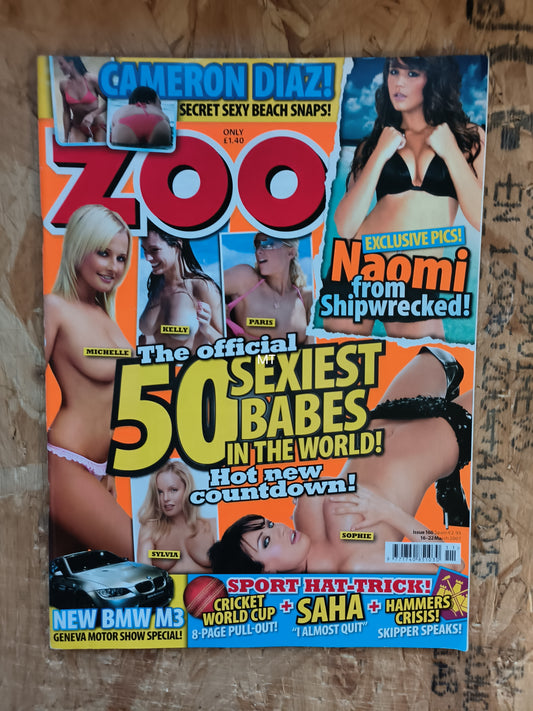 ZOO Magazine 16-22 March 2007 (1058) Michelle Marsh Kelly Brook Sophie Howard