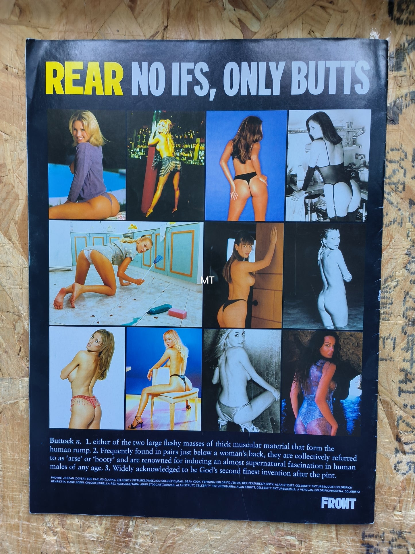 FRONT Magazine NO IFS, ONLY BUTTS (1060) Julie Sass Gail Porter Kelly Brook