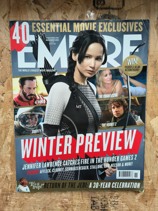 EMPIRE Magazine November 2013 (1062) Hunger Games Jennifer Lawrence Jude Law Jedi Ed