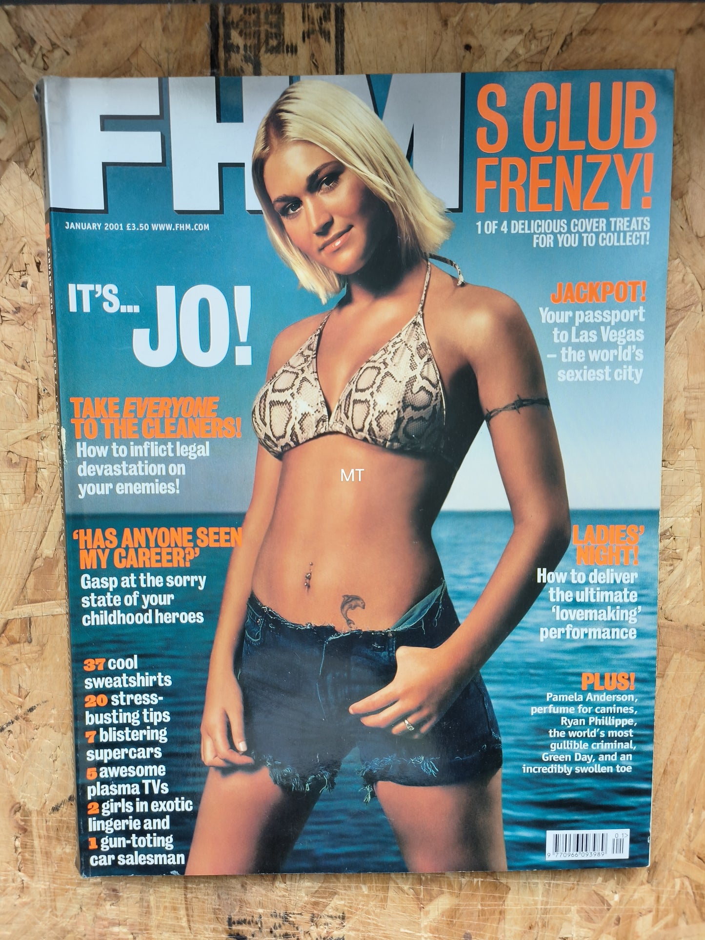 FHM Magazine January 2001 (1064) Jo O'Meara Cover Pamela Anderson Lisa Mason
