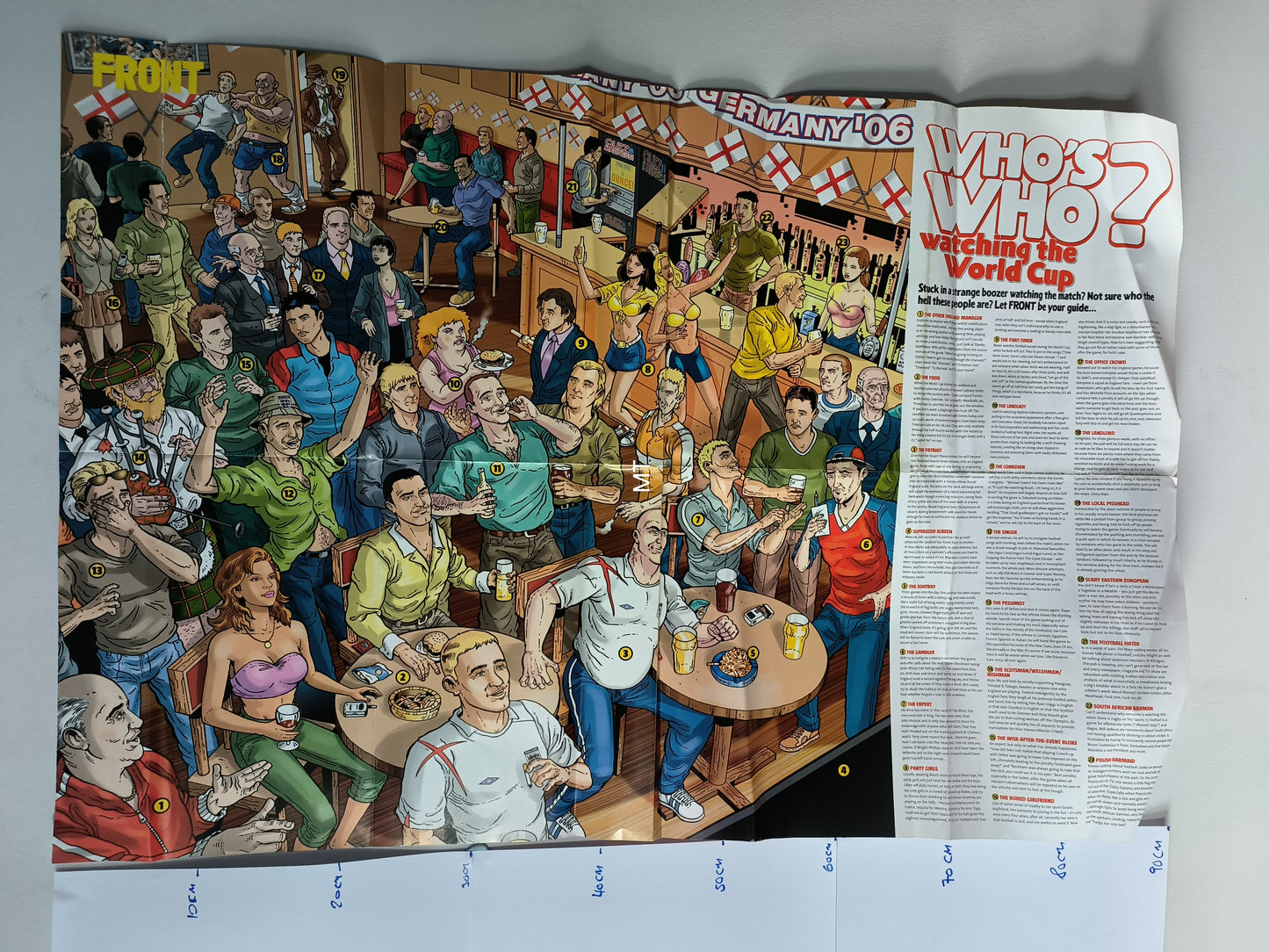 FRONT Magazine POSTER Michelle Marsh LARGE RARE (1065)