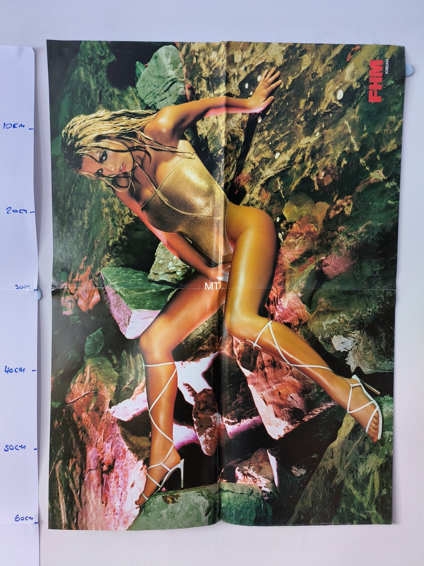 FHM Magazine POSTER Carmen Electra / Jordan LARGE RARE (1068)