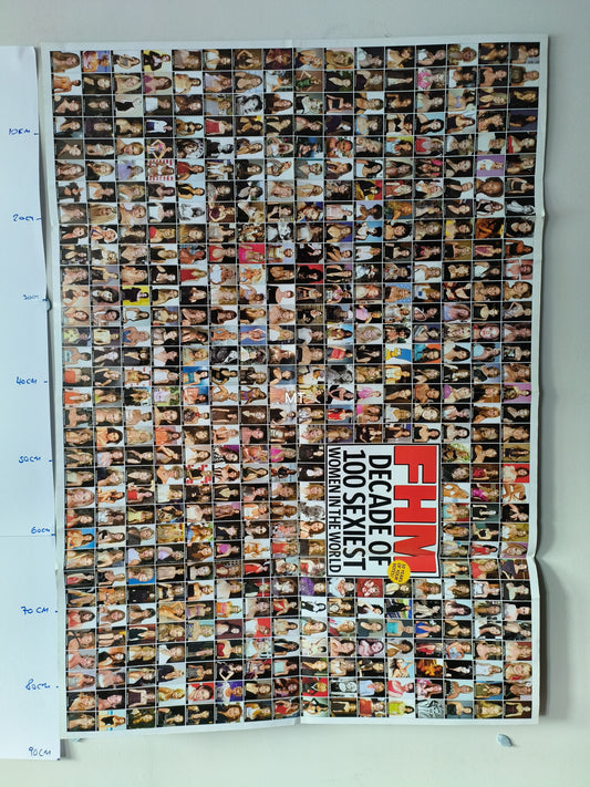 FHM Magazine POSTER Louise Redknapp LARGE RARE (1068)