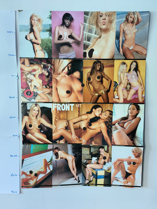 FRONT Magazine POSTER Nell McAndrew LARGE RARE (1068)