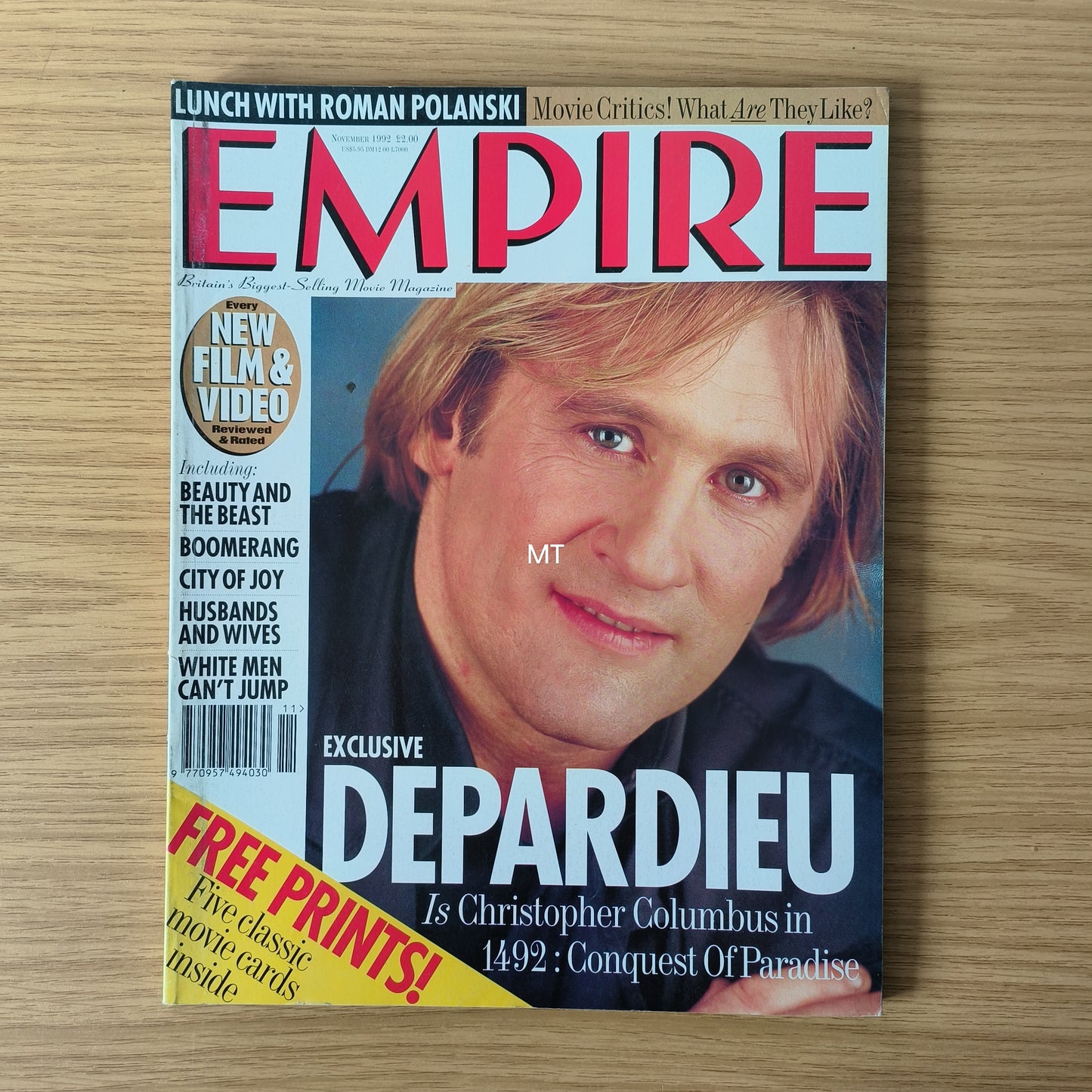 3x EMPIRE Magazines 1992 July/Sept/Nov Bundle/Job Lot (0047) Alien Beauty and the Beast