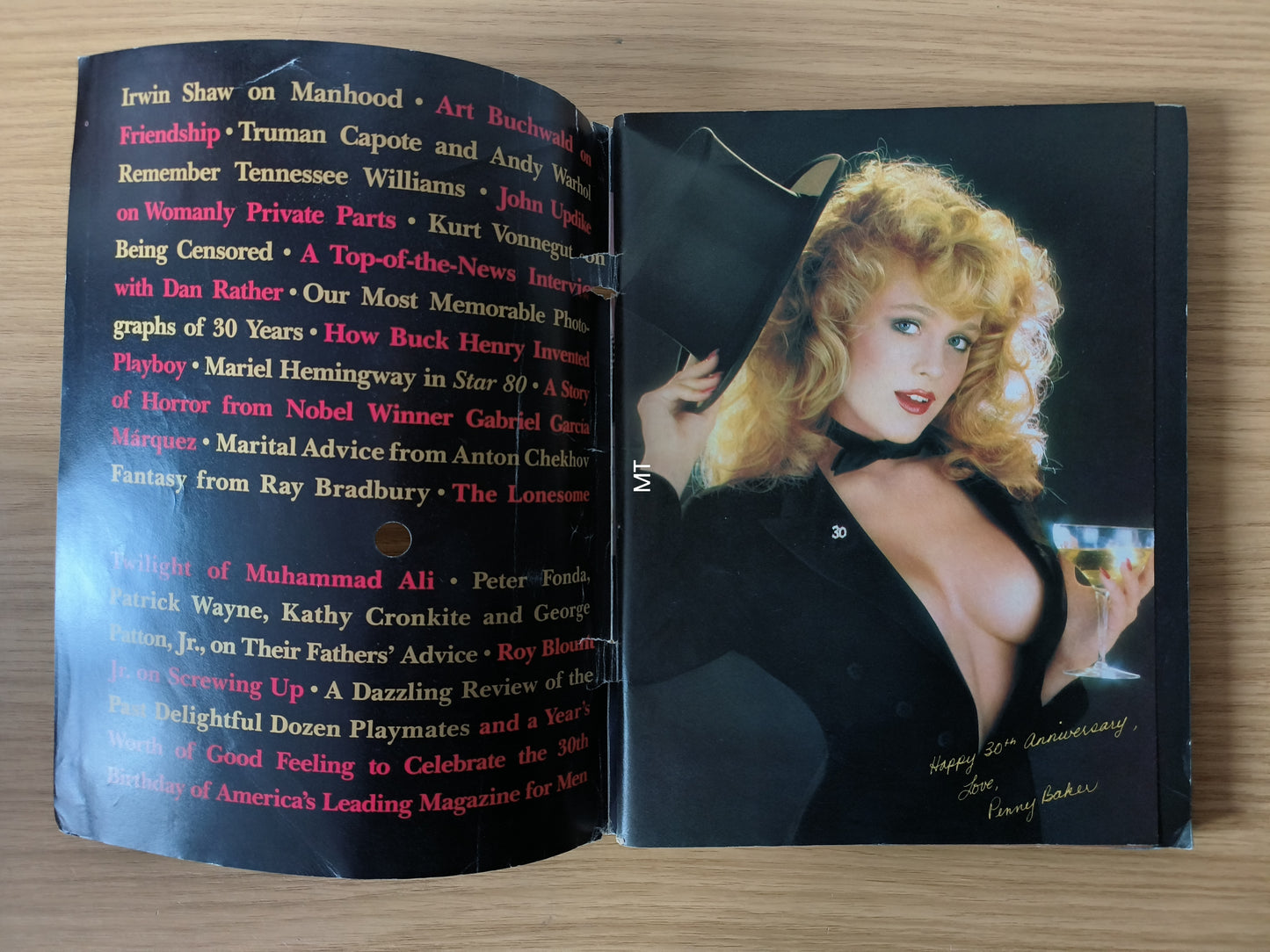 PLAYBOY Magazine January 1984 (1070) PENNY BAKER 30TH ANNIVERSARY W/ CENTREFOLD