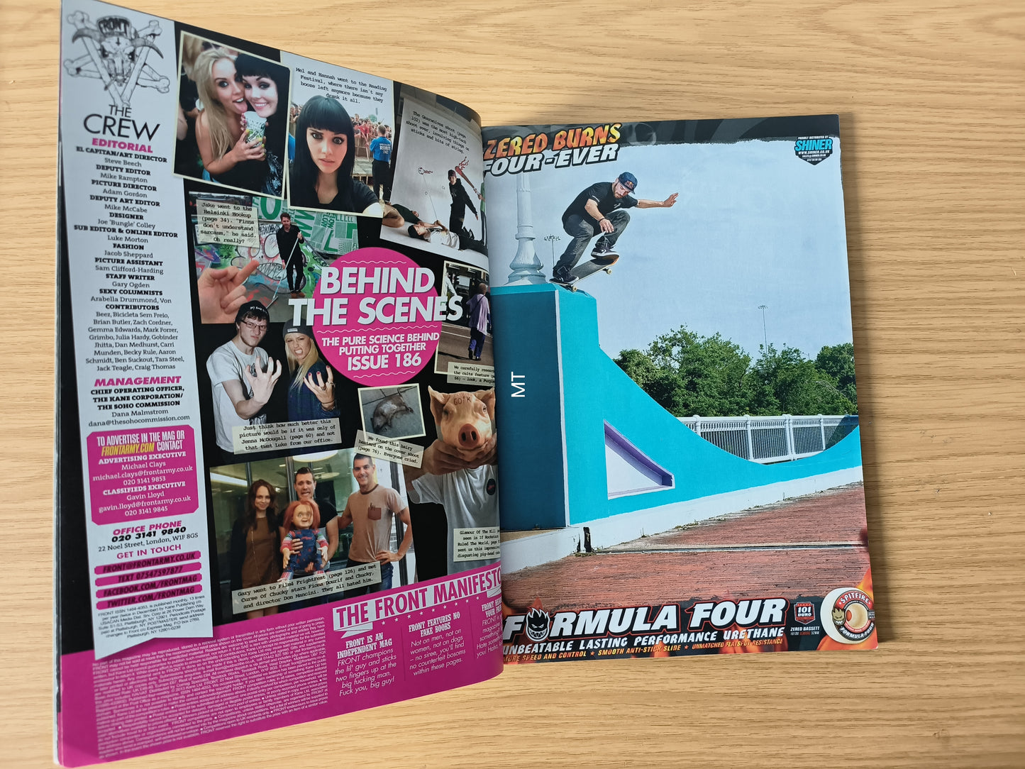 FRONT Magazine Issue 186 (1075) LAUREN & NICOLE NEAL Lauren Fernadez