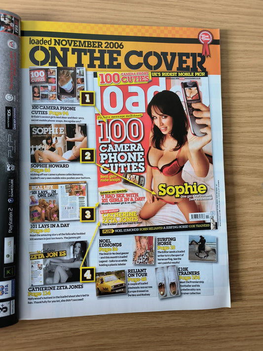 LOADED Magazine November 2006 (1077) Sophie Howard Catherine Zeta Jones