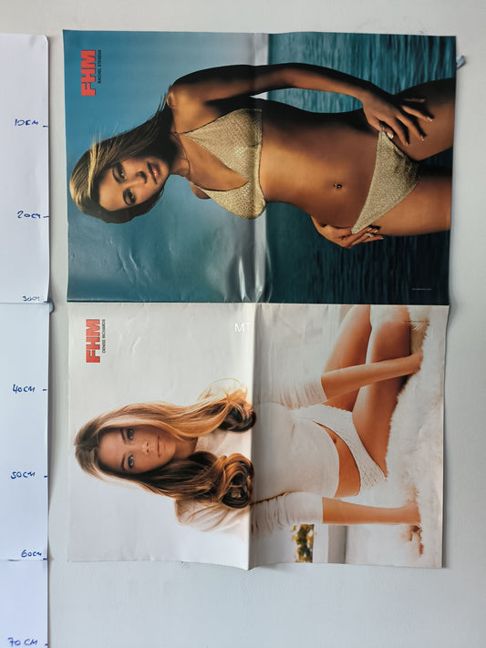 FHM Magazine POSTER Jennifer Lopez / Denise Richards / Rachel Stevens LARGE (1078)