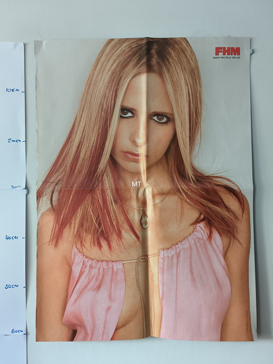 FHM Magazine POSTER Jessica Alba / Sarah Michelle Gellar LARGE (1078)