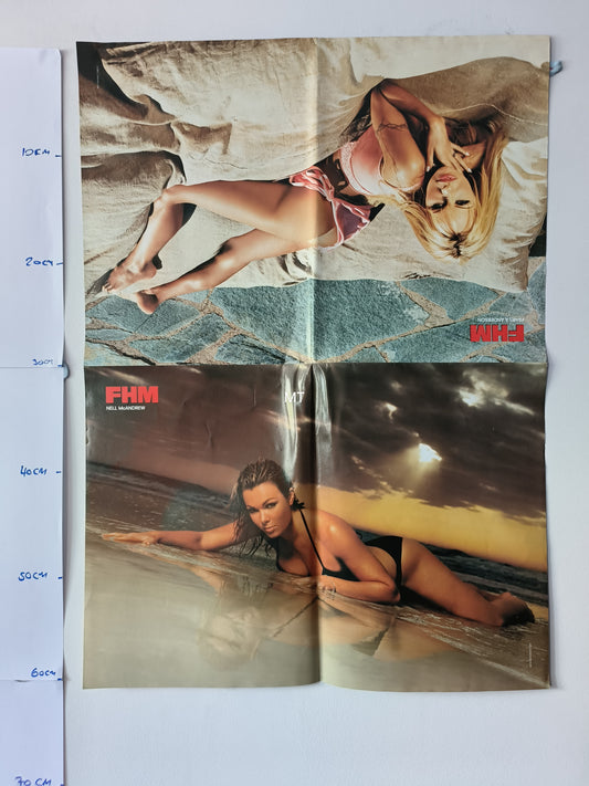 FHM Magazine POSTER Alyson Hannigan Pamela Anderson Nell McAndrew LARGE (1078)