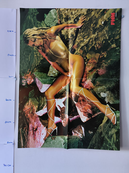 FHM Magazine POSTER Jordan / Carman Electra LARGE (1078)