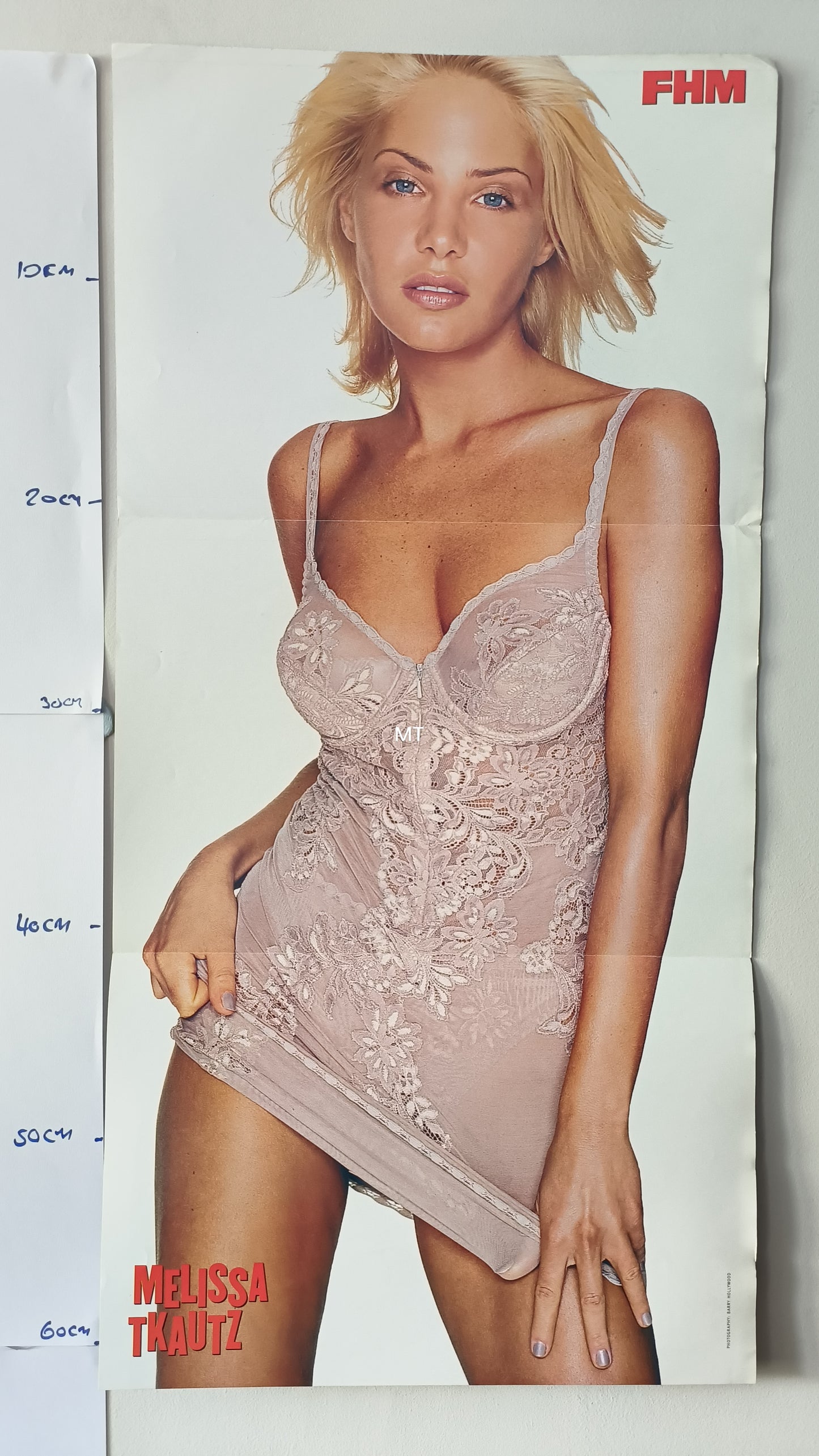 FHM Magazine POSTER Shania Twain / Melissa Tkautz RARE (1078)