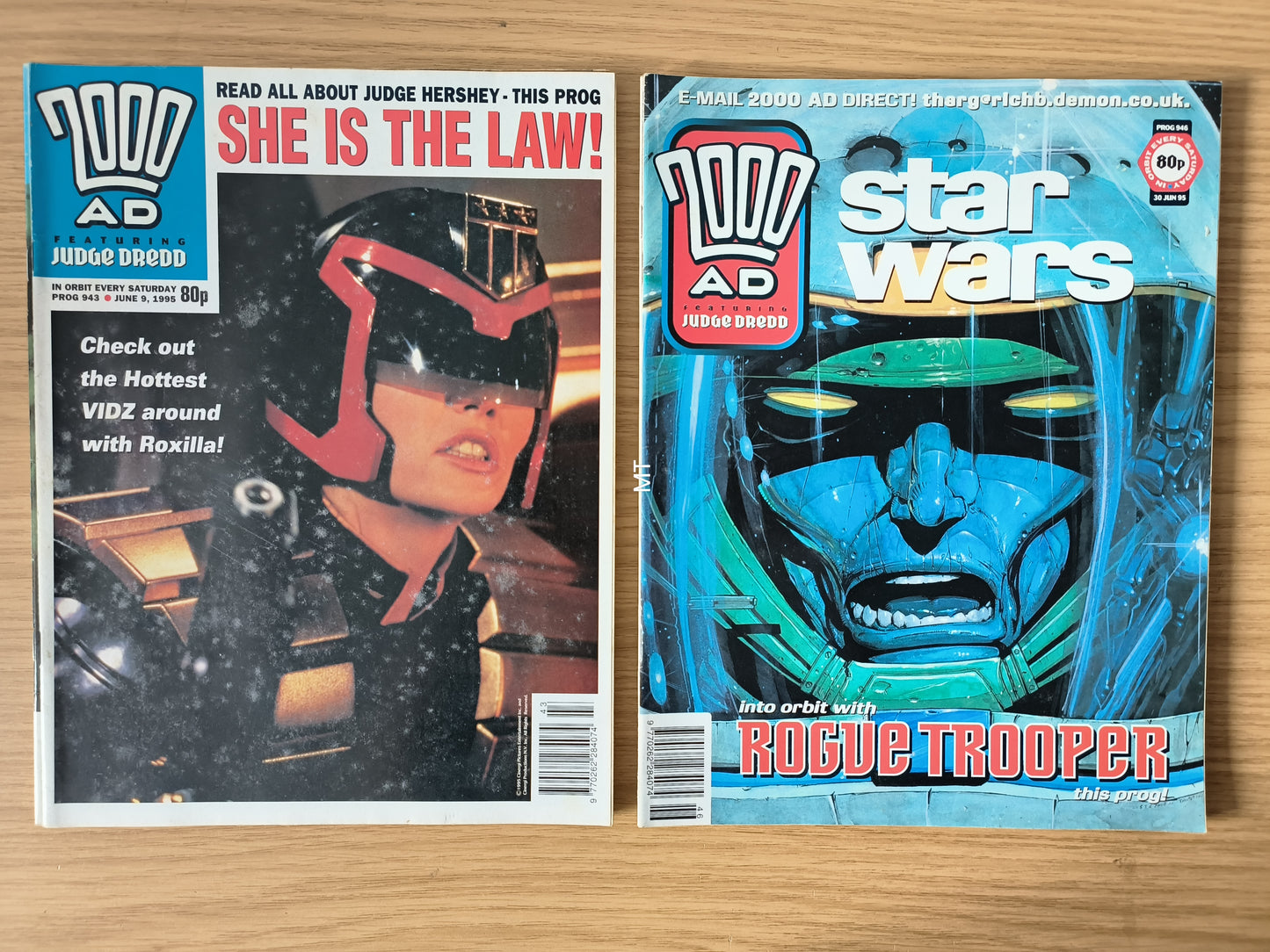 11x 2000 AD Magazines Comics 1995 Judge Dredd (0016)