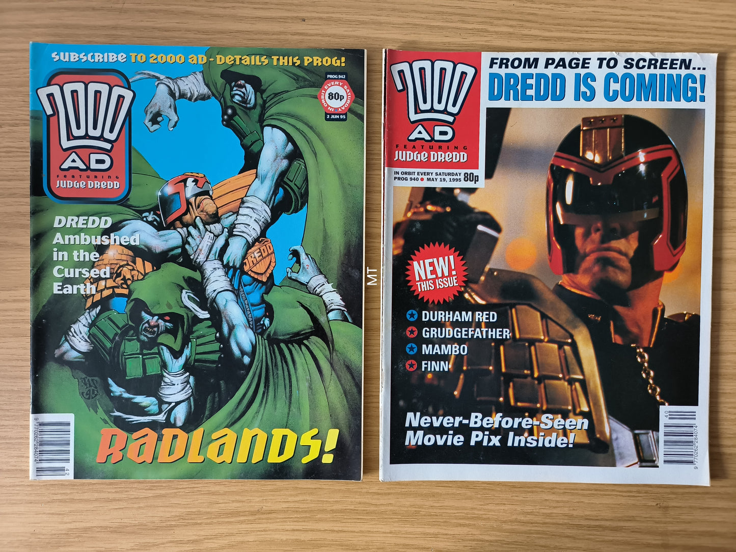 11x 2000 AD Magazines Comics 1995 Judge Dredd (0016)