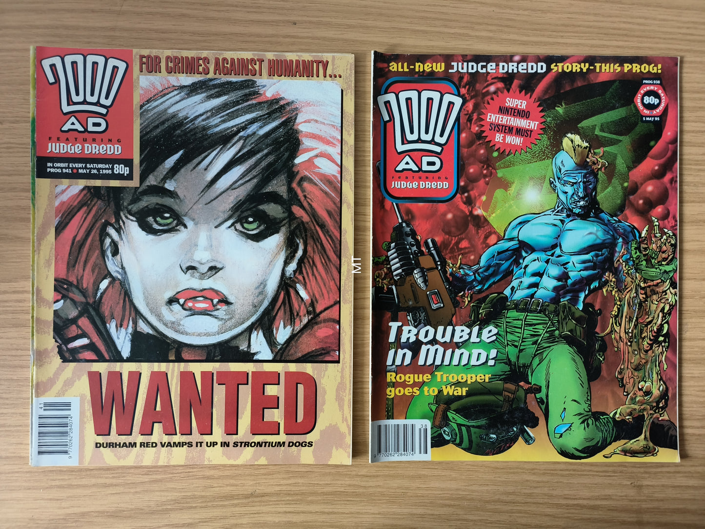 11x 2000 AD Magazines Comics 1995 Judge Dredd (0016)