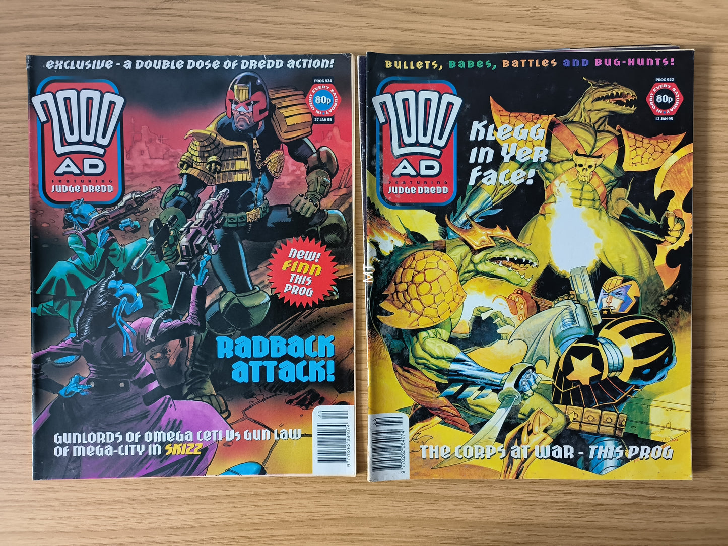 8x 2000 AD Magazines Comics 1995 Judge Dredd (0018)