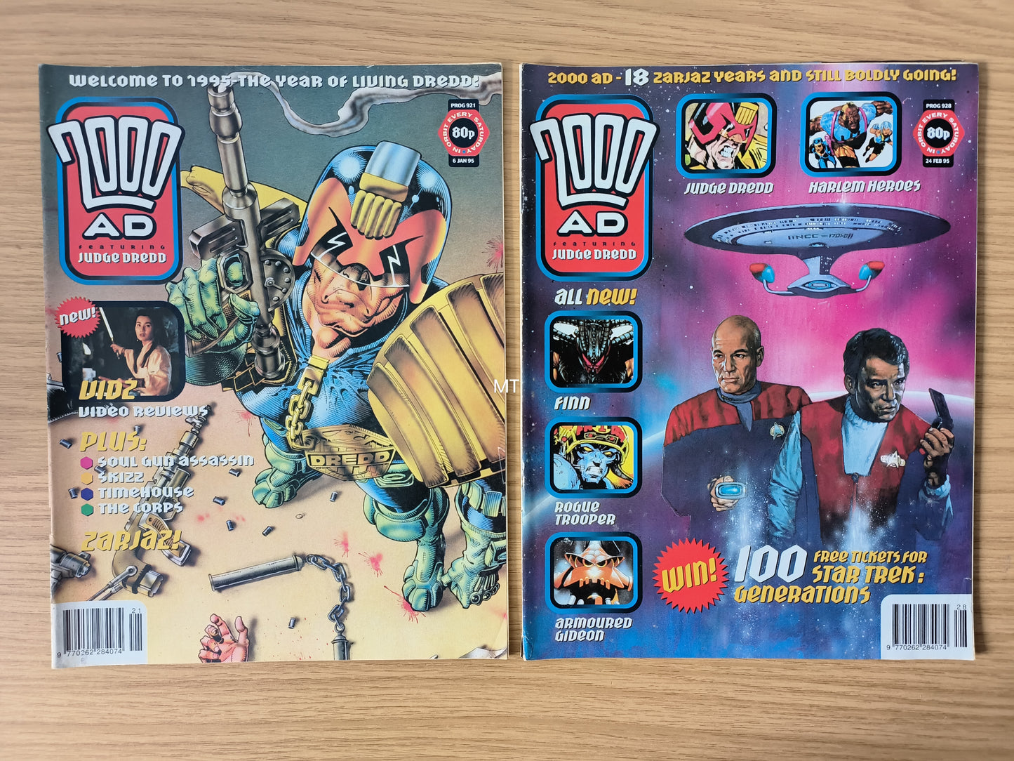 8x 2000 AD Magazines Comics 1995 Judge Dredd (0018)