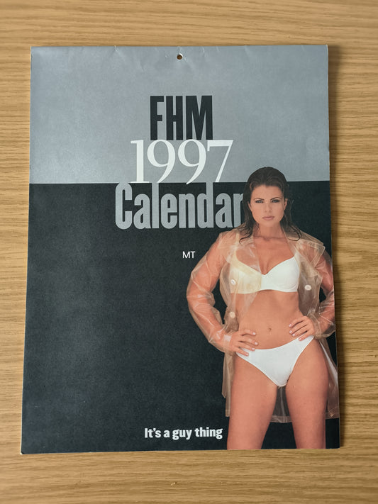 FHM Magazine Calendar 1997 RARE (BB004) Gillian Anderson Tyra Banks Melissa George