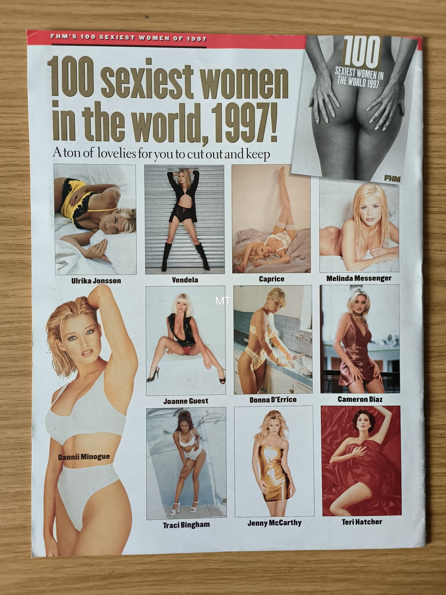 FHM Magazine Supplement 100 Sexiest Women in the World 1997 (BB004) Danni Minogue Joanne Guest
