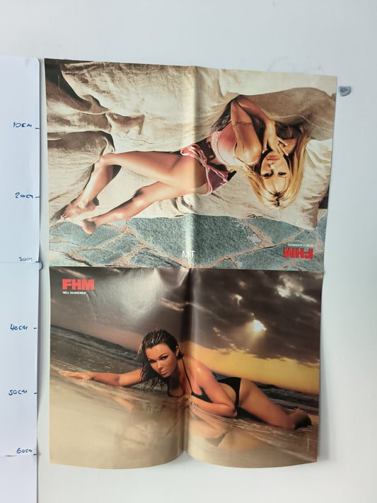 FHM Magazine POSTER Alyson Hannigan / Pamela Anderson & Nell McAndrew (BB004)