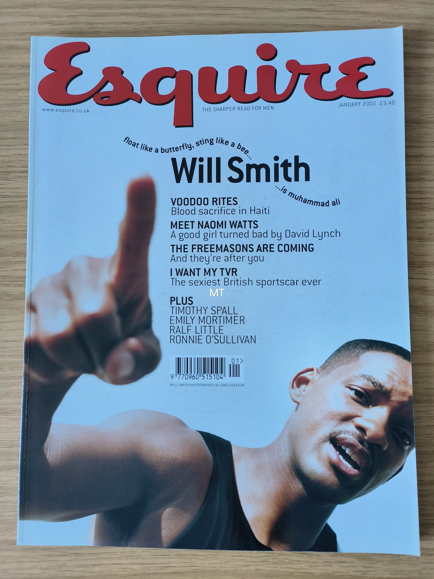 ESQUIRE Magazine January 2002 (1087) Will Smith EMILY MORTIMER NAOMI WATTS