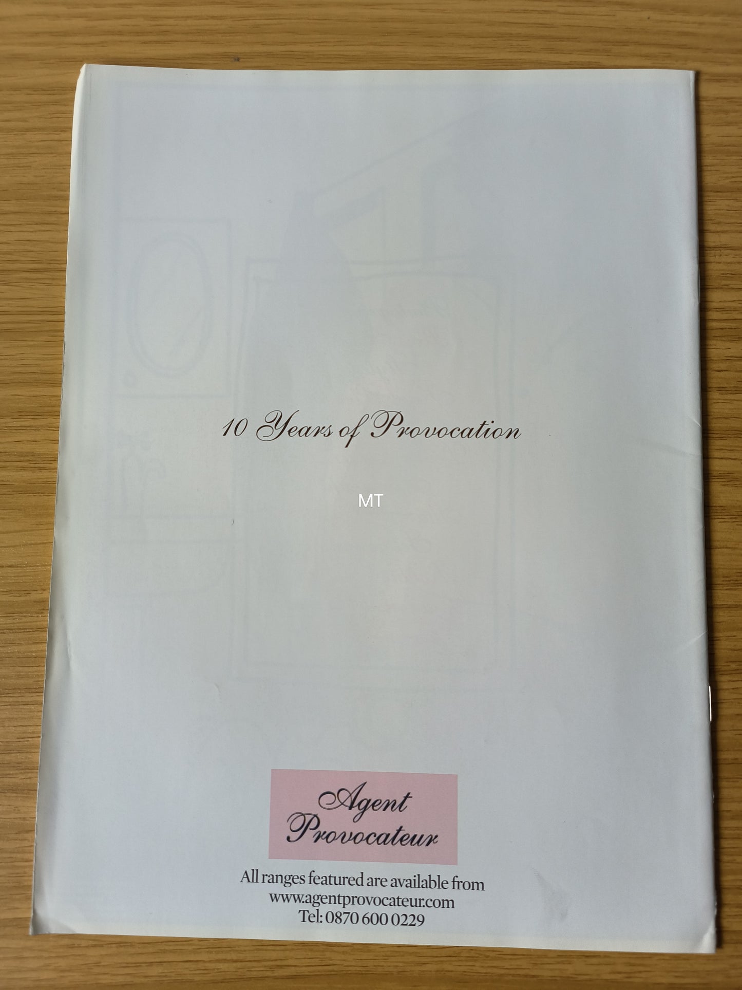 ESQUIRE Magazine Agent Provocateur A Decade of Decadence RARE (1088)