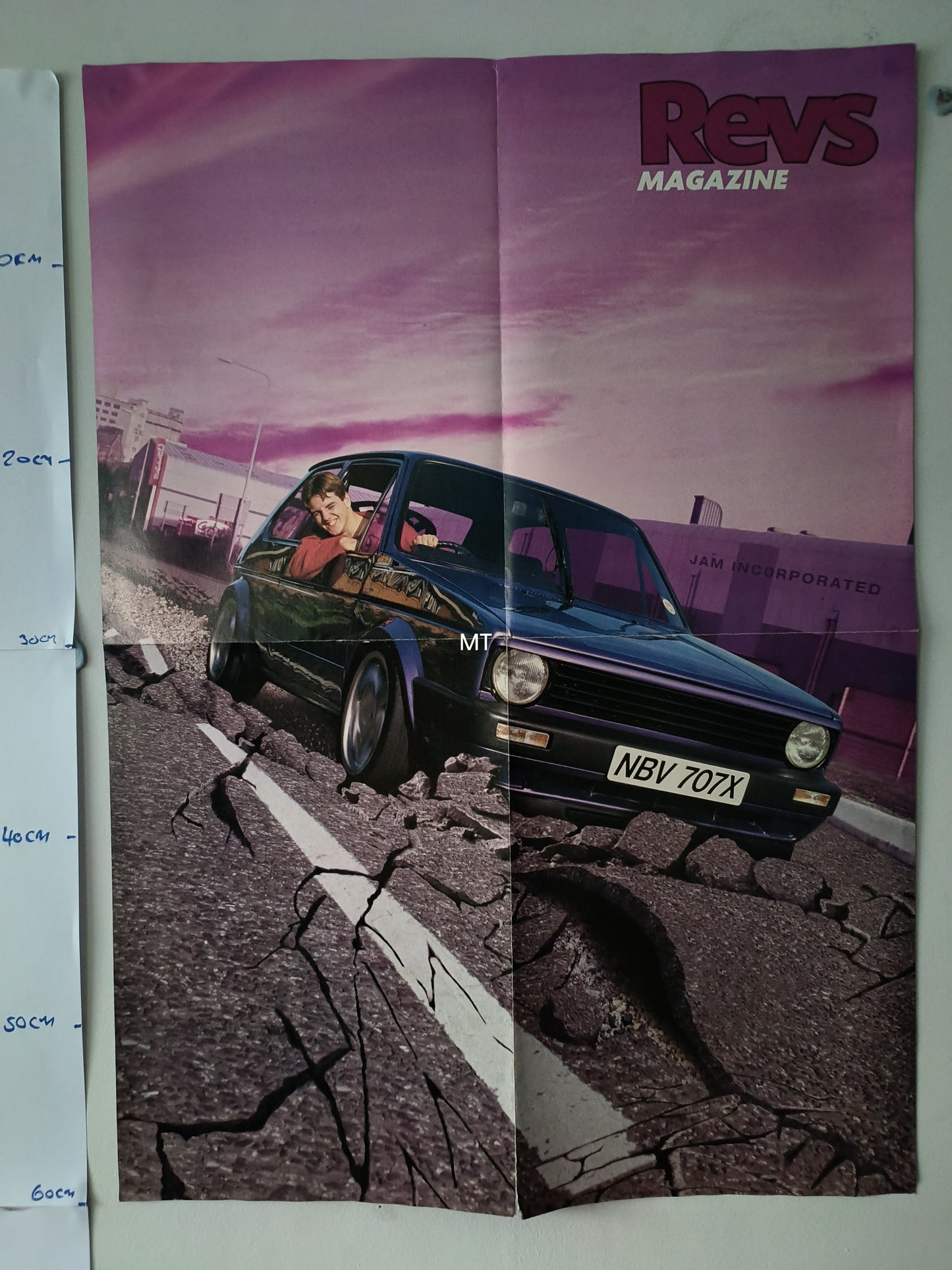 REVS Magazine POSTER Golf Mk1 Ford Escort LARGE RARE (1110)