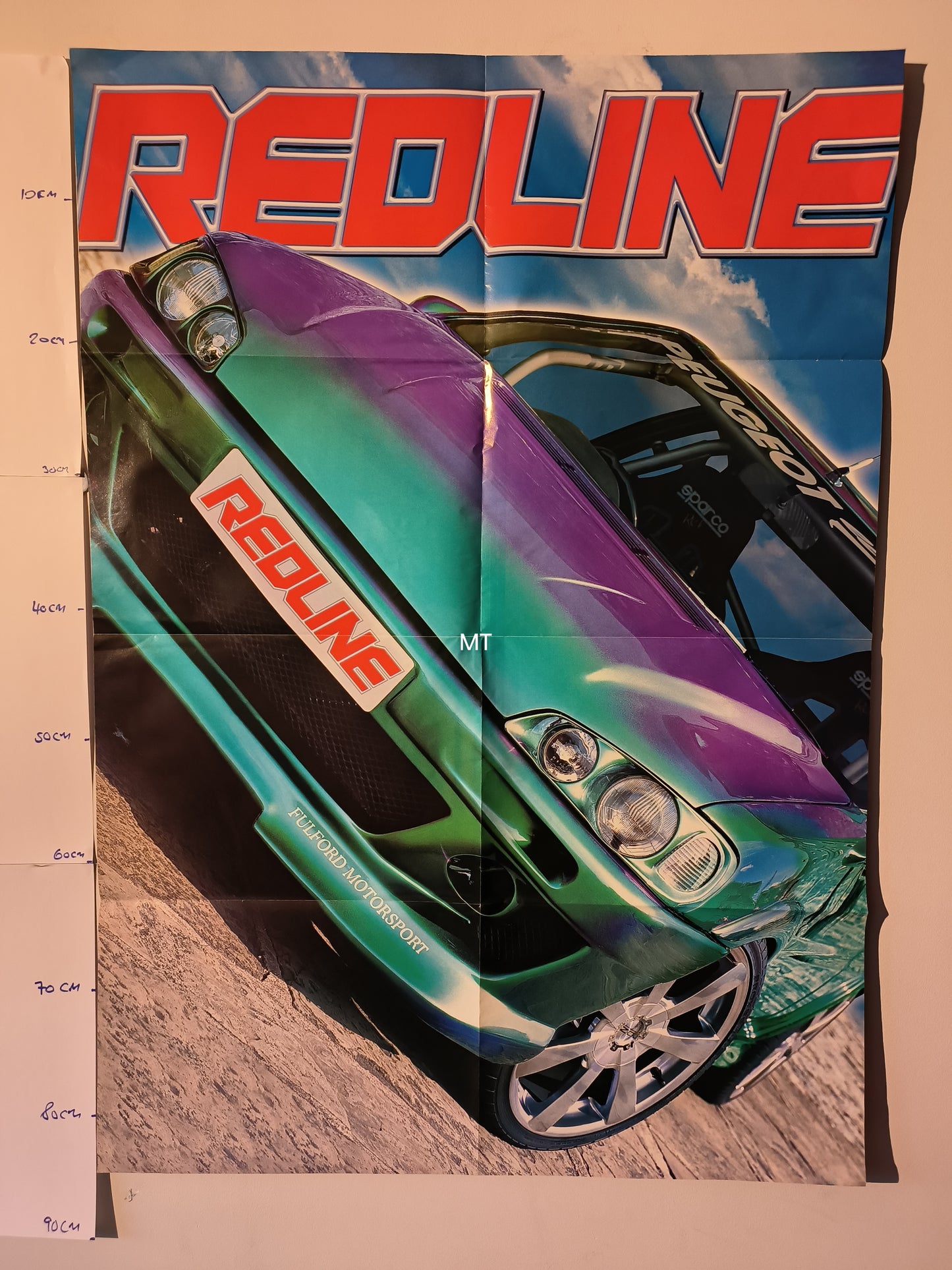 REDLINE Magazine POSTER Nell McAndrew RARE (1113)