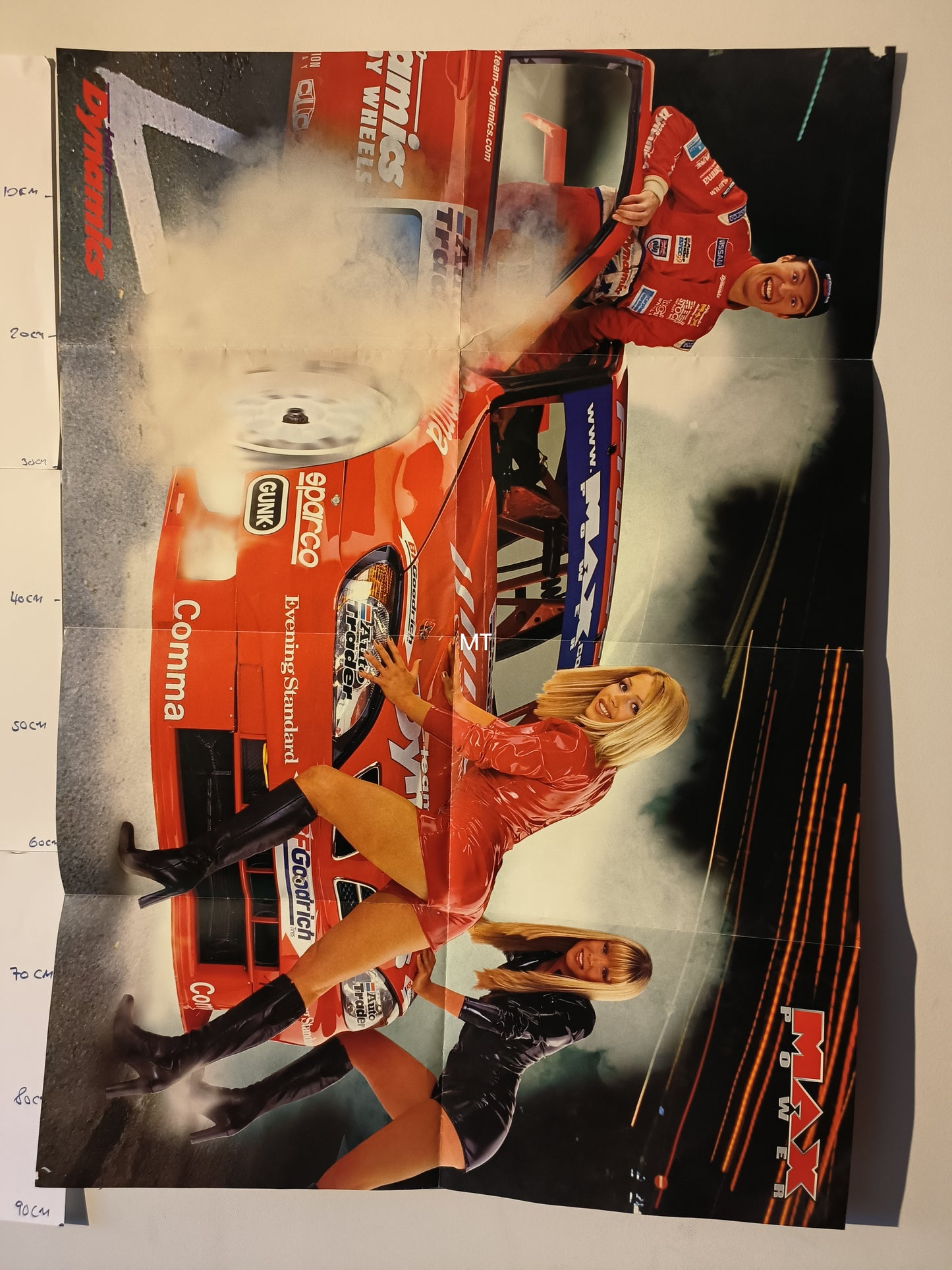 MAX POWER Magazine POSTER Jordan Jakki Degg LARGE RARE (1113)