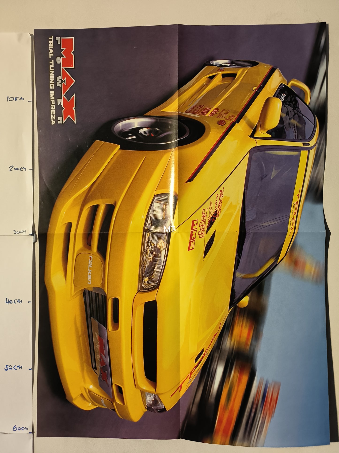 MAX POWER Magazine POSTER Lynnsey Ward / Impreza LARGE RARE (1113)