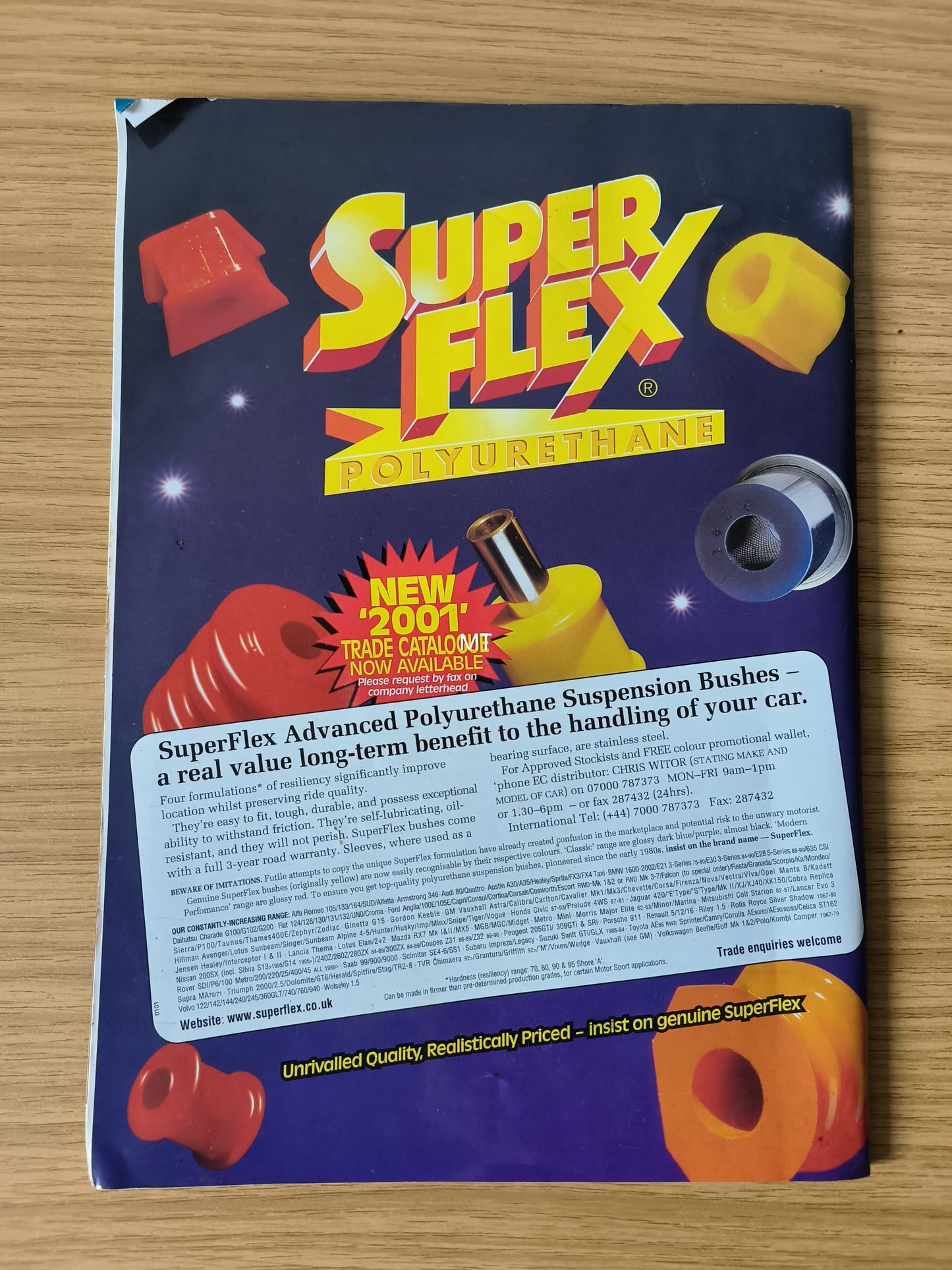 CLASSIC FORD Magazine August 2001 (1117) RS200 Cortina Lotus Escort