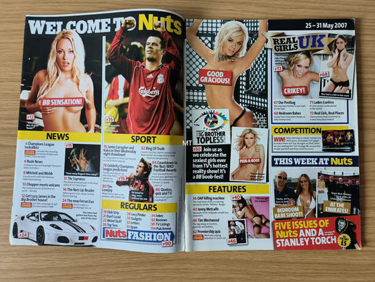 NUTS Magazine 25-31 May 2007 (RARE)(1119) Orlaith McAllister Michelle Bass Sam Heuston