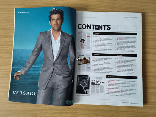 Esquire Magazine March 2009 (RARE)(1123) Morph by Aardman