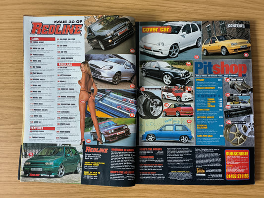 Redline Magazine October 2000 | Jo Ward | Corsa on 18s | Escort RS Turbo | 200SX | ICE Tips